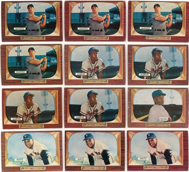 1955 Bowman Collection (1,000+) Including Hall of Famers